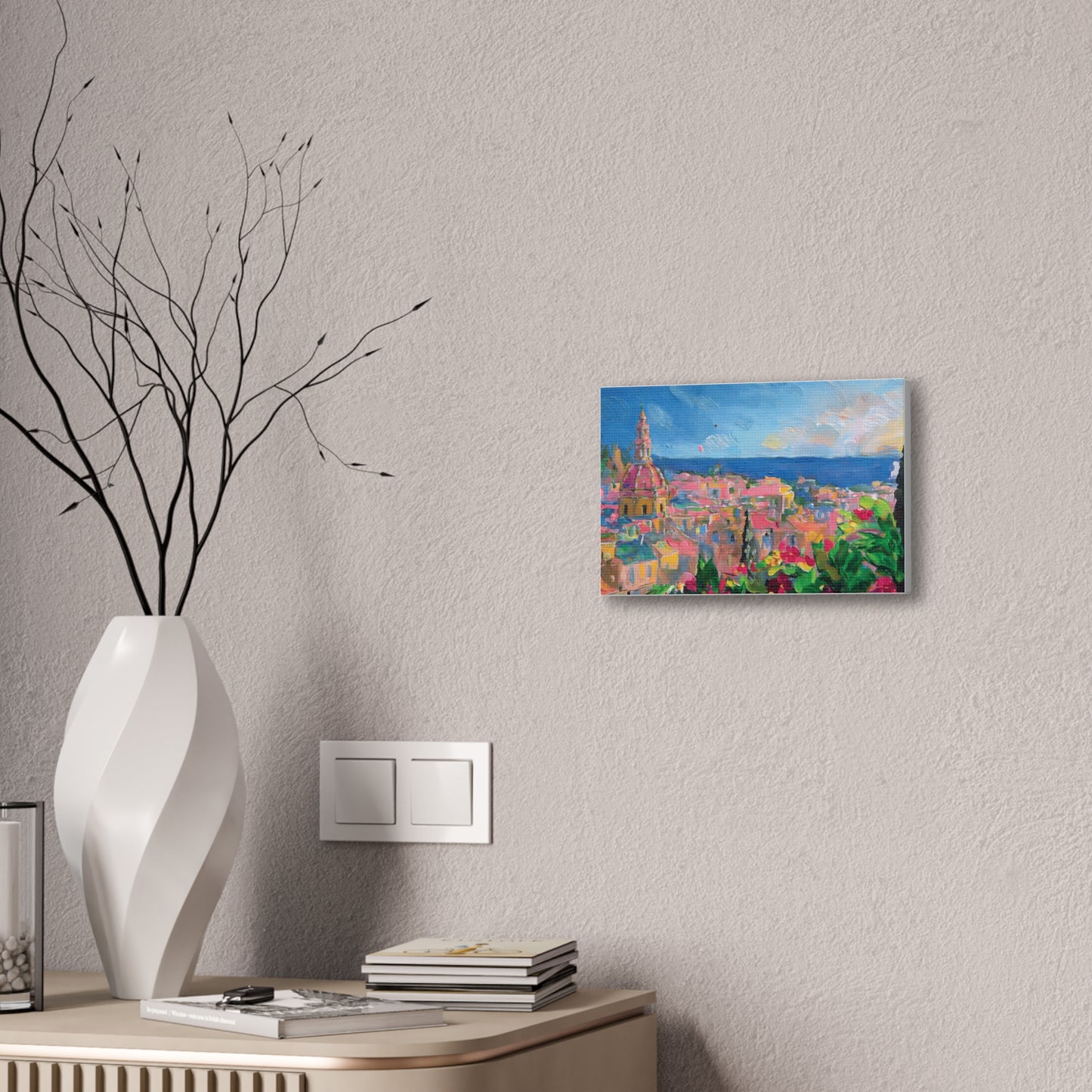 Vibrant Canvas Art Print, Colorful Wall Decor, Home Interior Decoration, Unique Gift for Art Lovers, Gallery Wall Accent