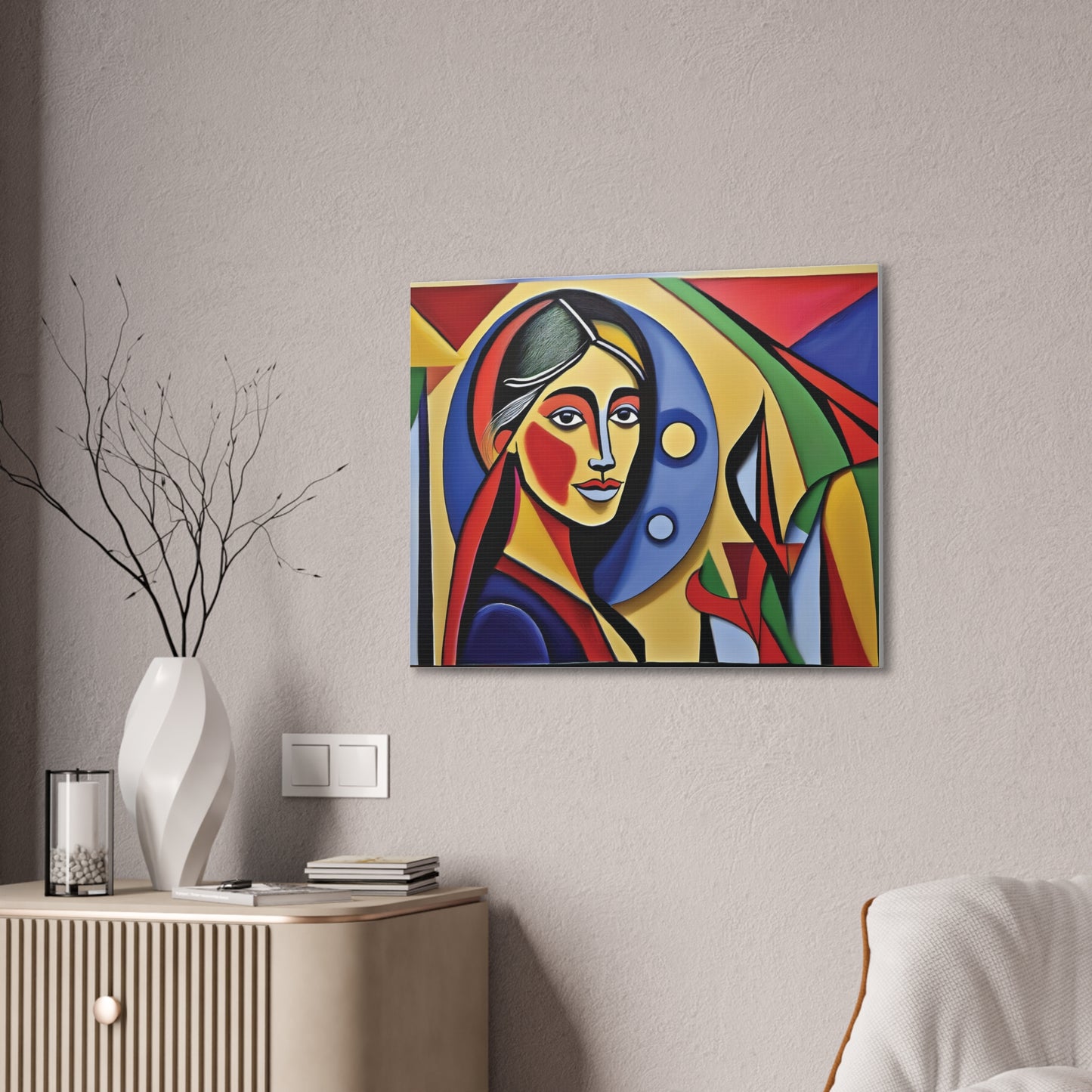 Abstract Art Canvas Print, Colorful Wall Decor for Living Room, Unique Gift for Art Lovers, Modern Home Decoration, Gallery Wall Art