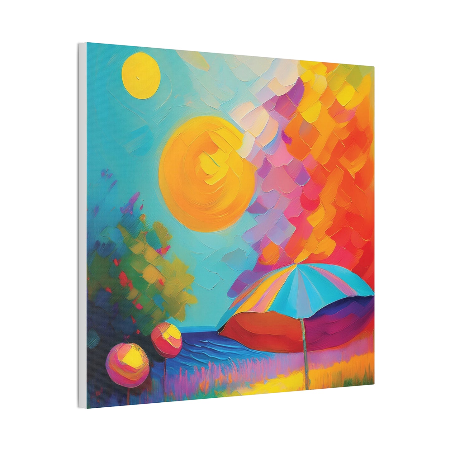 Vibrant Canvas Art, Colorful Wall Decor for Home, Brighten Your Space, Gift for Art Lovers, Ideal for Living Room or Bedroom