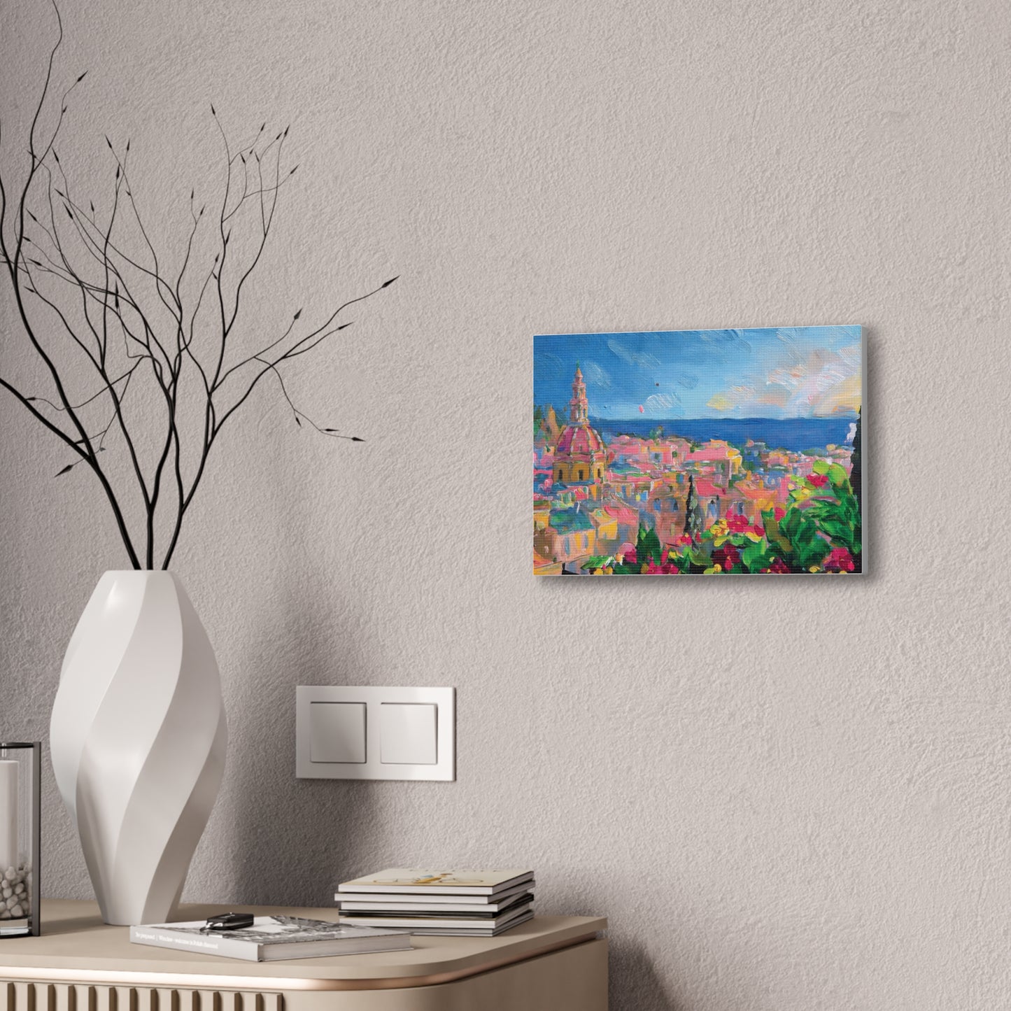 Vibrant Canvas Art Print, Colorful Wall Decor, Home Interior Decoration, Unique Gift for Art Lovers, Gallery Wall Accent