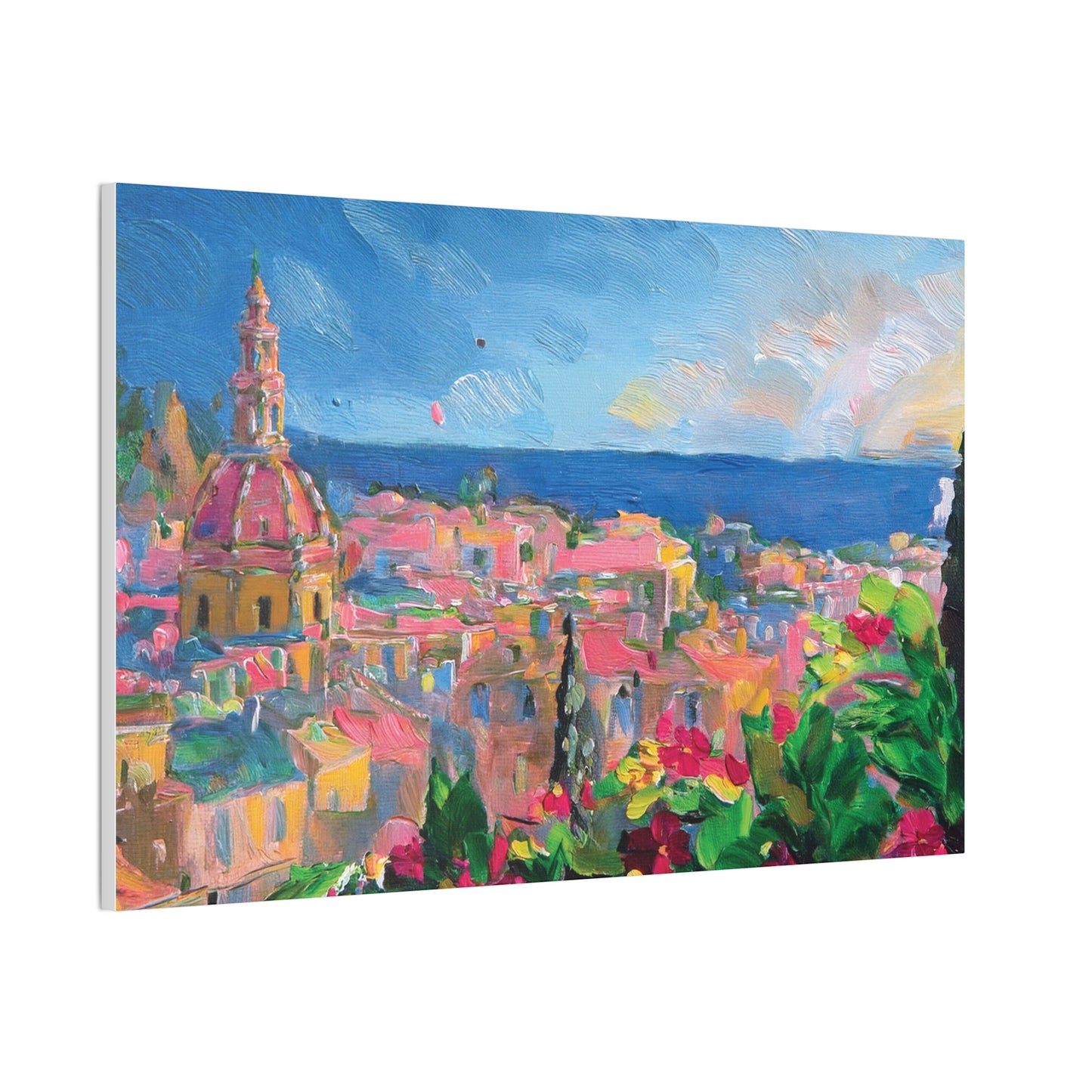Vibrant Canvas Art Print, Colorful Wall Decor, Home Interior Decoration, Unique Gift for Art Lovers, Gallery Wall Accent