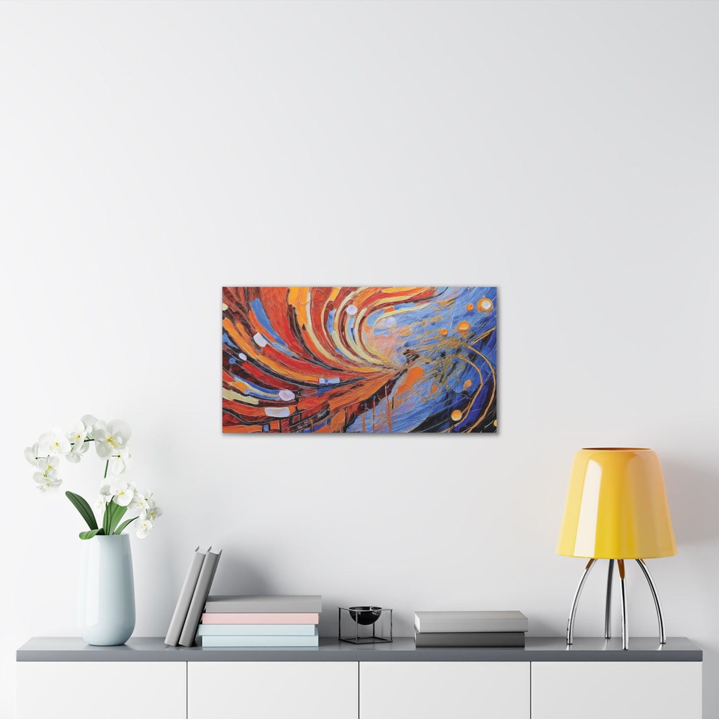Vibrant Abstract Canvas Art, Colorful Wall Decor for Home or Office, Modern Art Print, Unique Gift for Art Lovers, Colorful Artwork