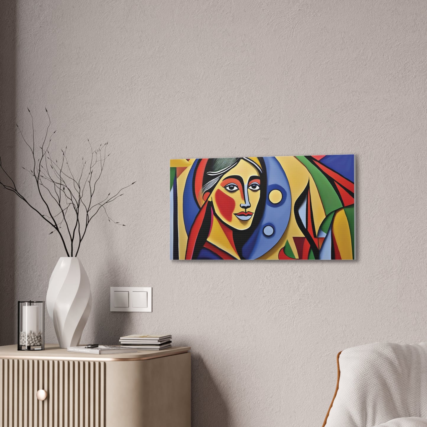 Abstract Art Canvas Print, Colorful Wall Decor for Living Room, Unique Gift for Art Lovers, Modern Home Decoration, Gallery Wall Art