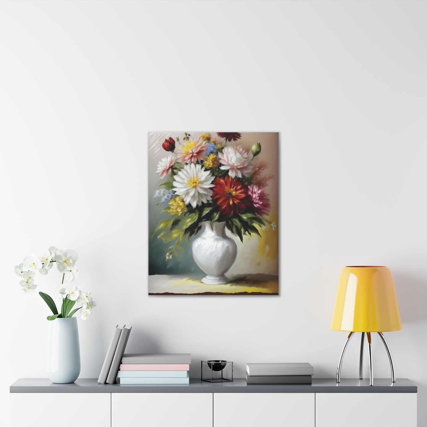 Floral Canvas Print, Beautiful Flower Artwork for Home Decor, Garden Lover Gift, Wall Art for Special Occasions
