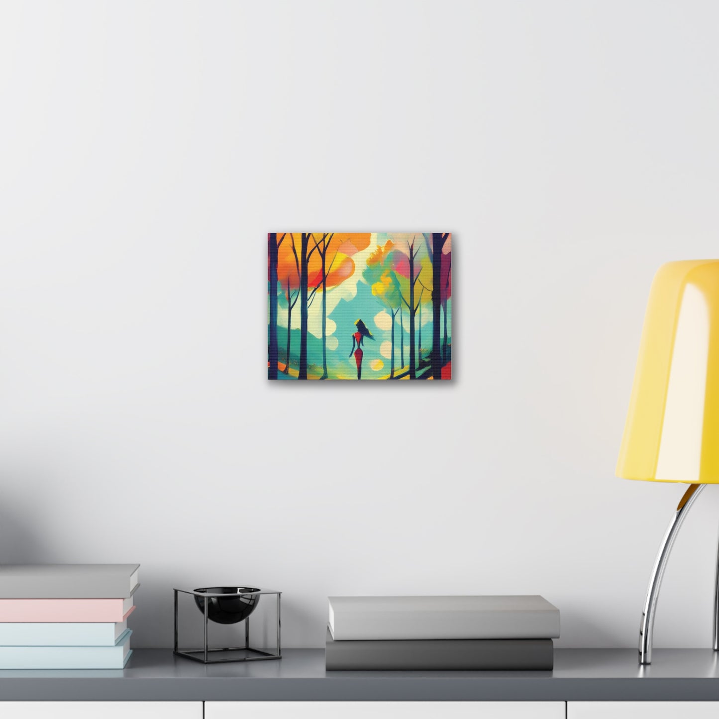 Vibrant Canvas Wall Art, Colorful Landscape Decor, Abstract Nature Print, Home Aesthetic, Gift for Art Lovers, Fashionable Wall Decor