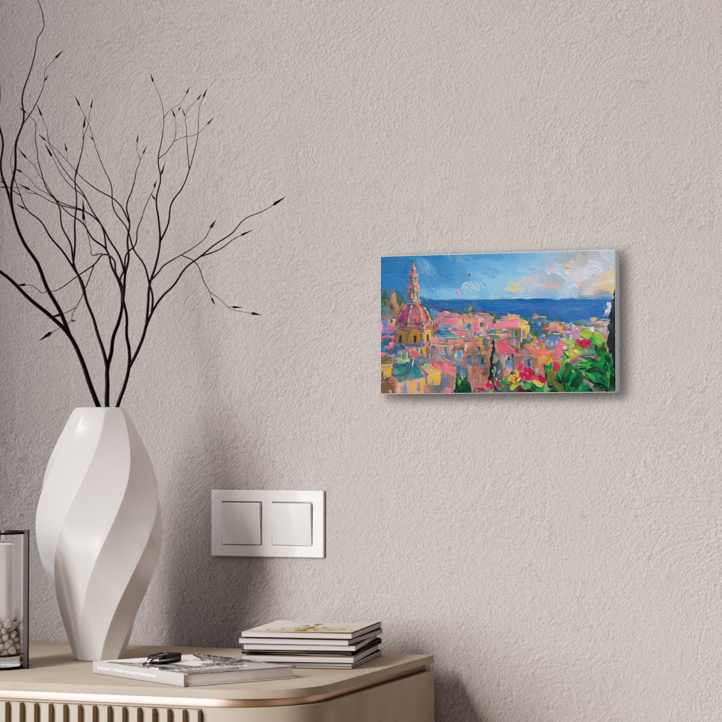 Vibrant Canvas Art Print, Colorful Wall Decor, Home Interior Decoration, Unique Gift for Art Lovers, Gallery Wall Accent