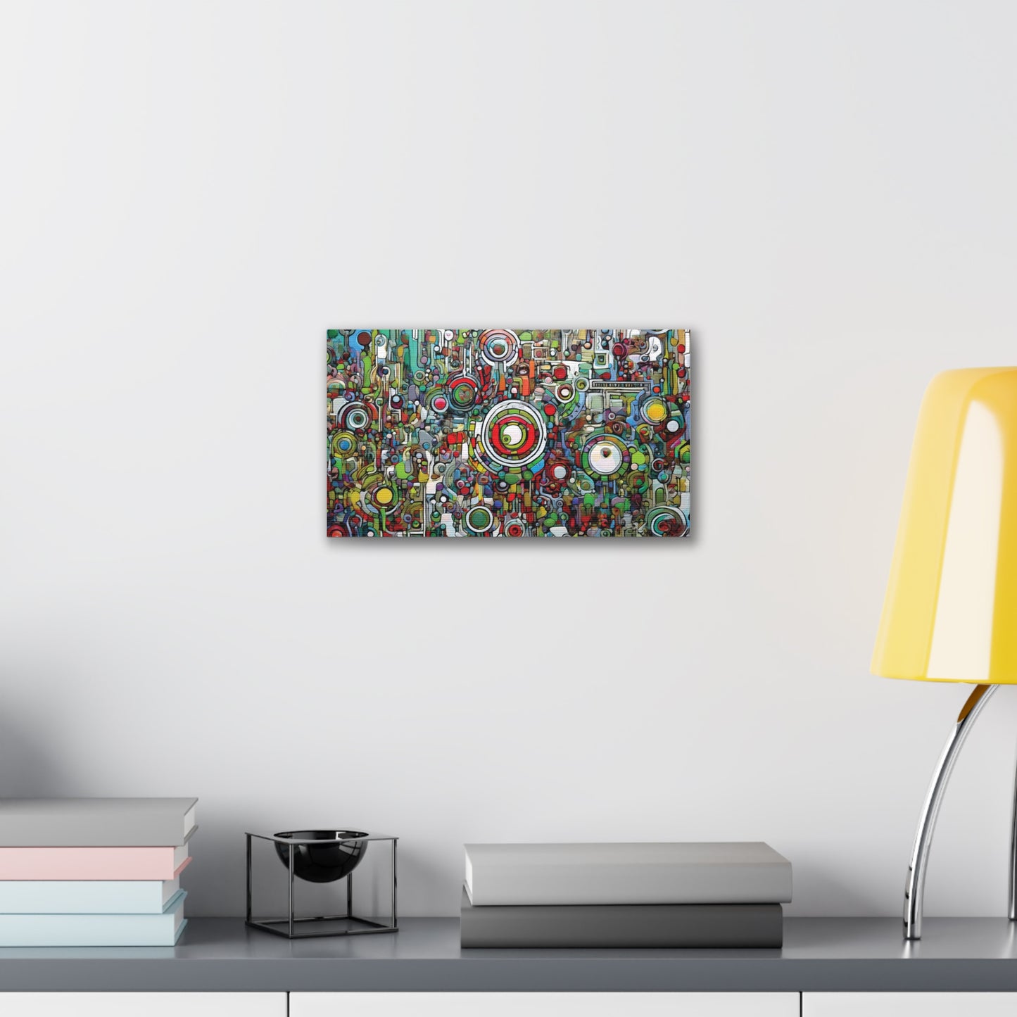 Colorful Abstract Canvas Art Print, Vibrant Wall Decor, Modern Home Decoration, Unique Gift Idea, Artistic Interior Design