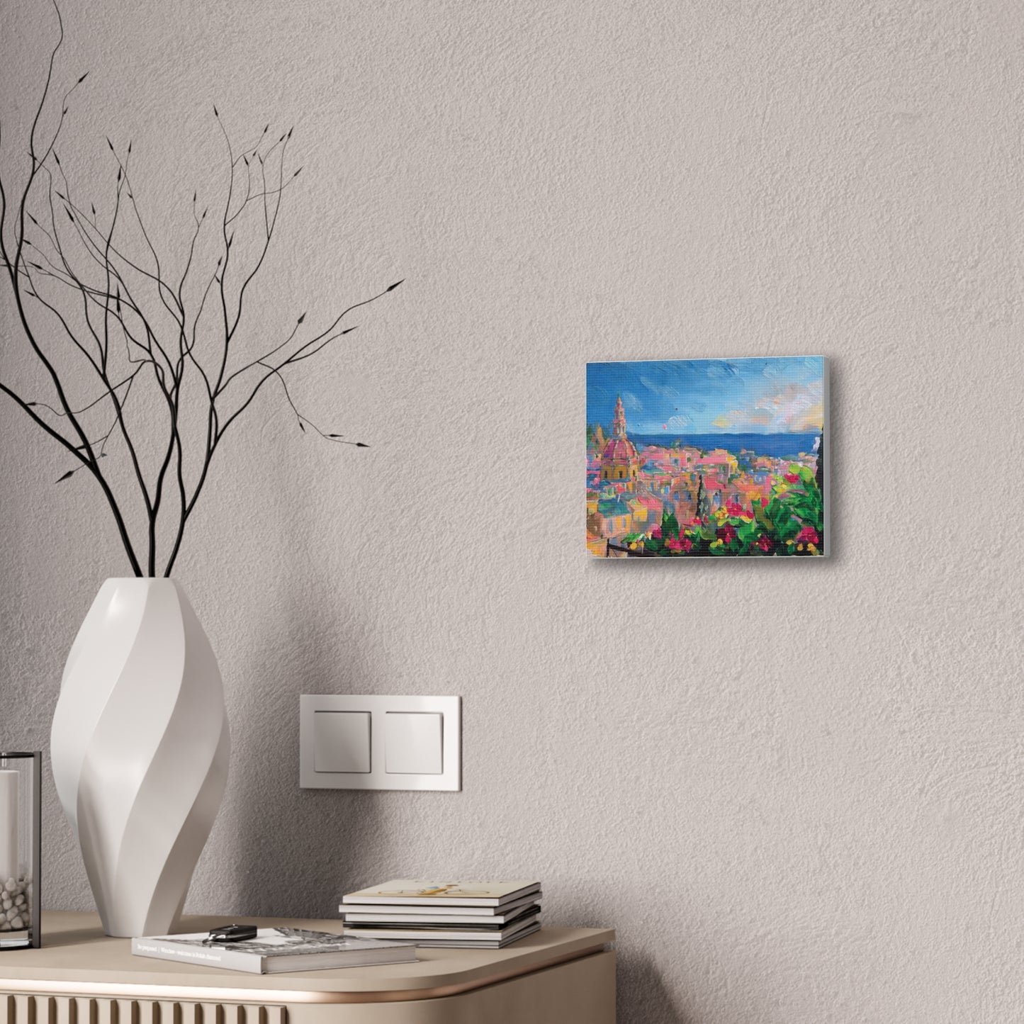 Vibrant Canvas Art Print, Colorful Wall Decor, Home Interior Decoration, Unique Gift for Art Lovers, Gallery Wall Accent