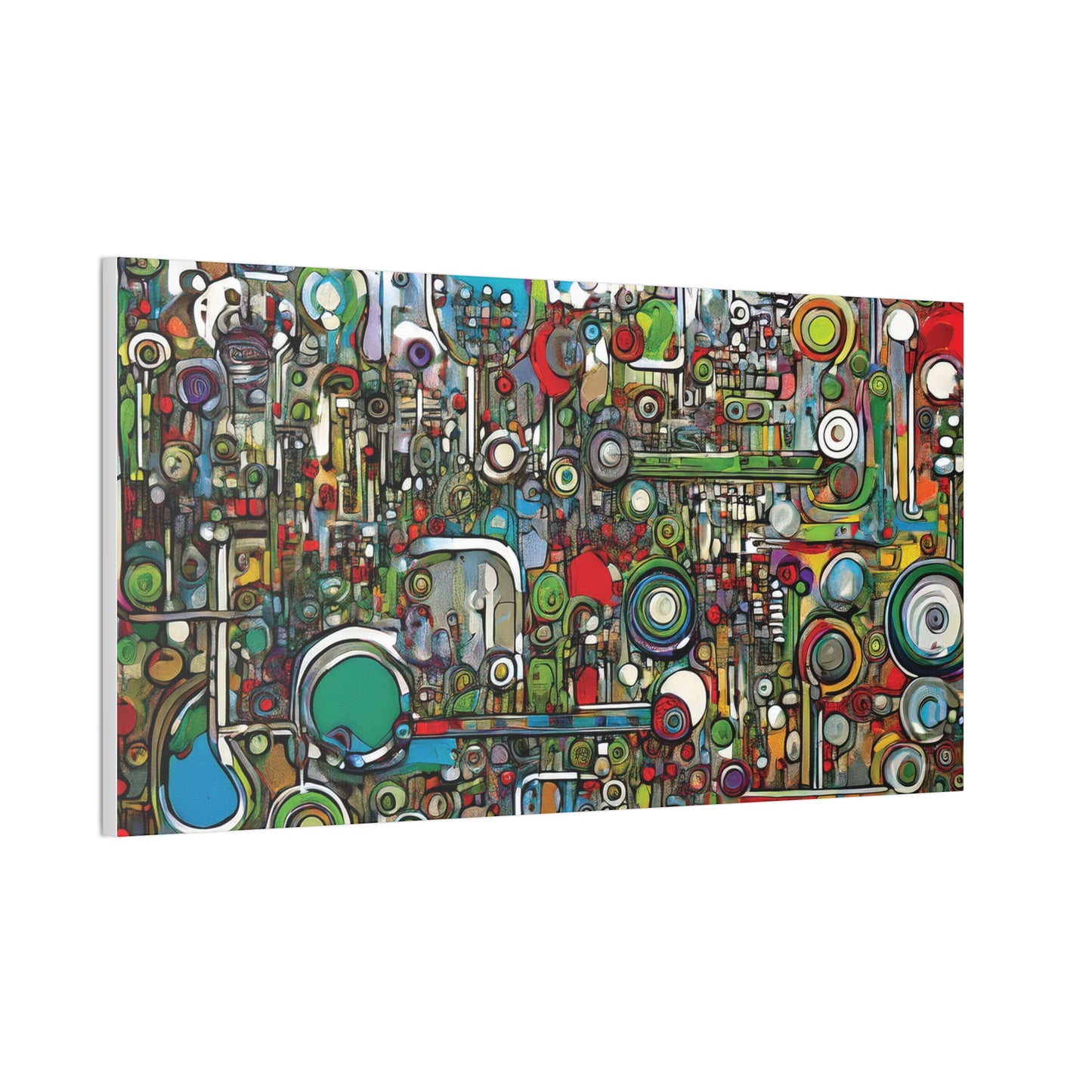 Abstract Wall Art Canvas, Colorful Modern Decoration, Unique Artwork for Home, Office Decor, Gift for Art Lovers