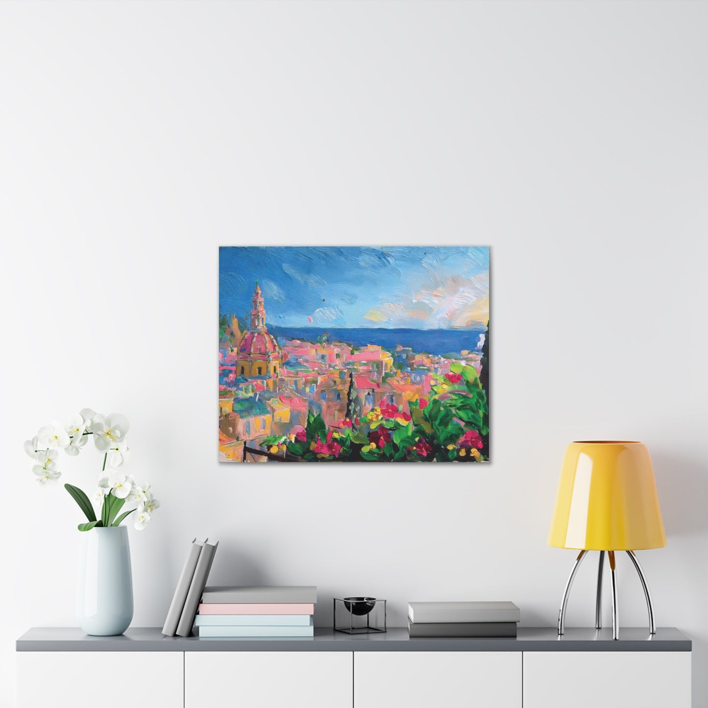 Vibrant Canvas Art Print, Colorful Wall Decor, Home Interior Decoration, Unique Gift for Art Lovers, Gallery Wall Accent