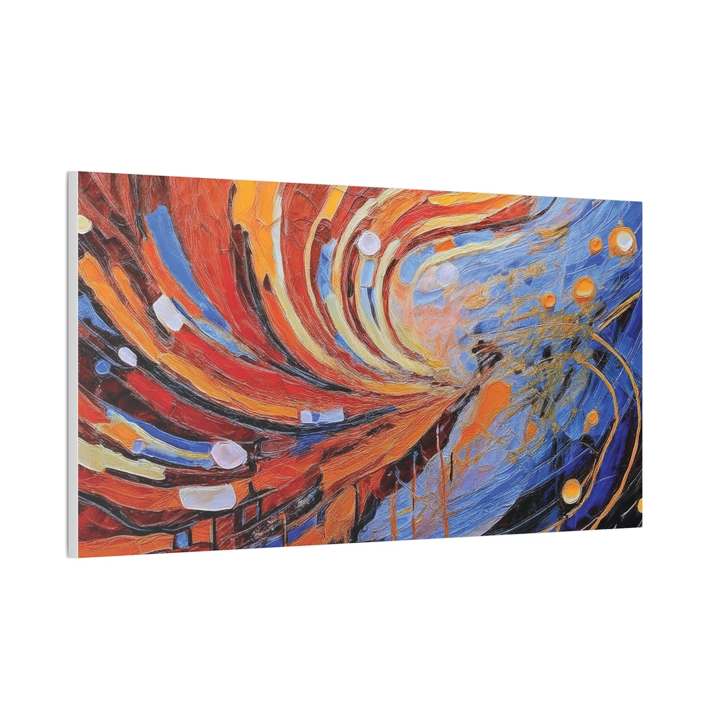 Vibrant Abstract Canvas Art, Colorful Wall Decor for Home or Office, Modern Art Print, Unique Gift for Art Lovers, Colorful Artwork