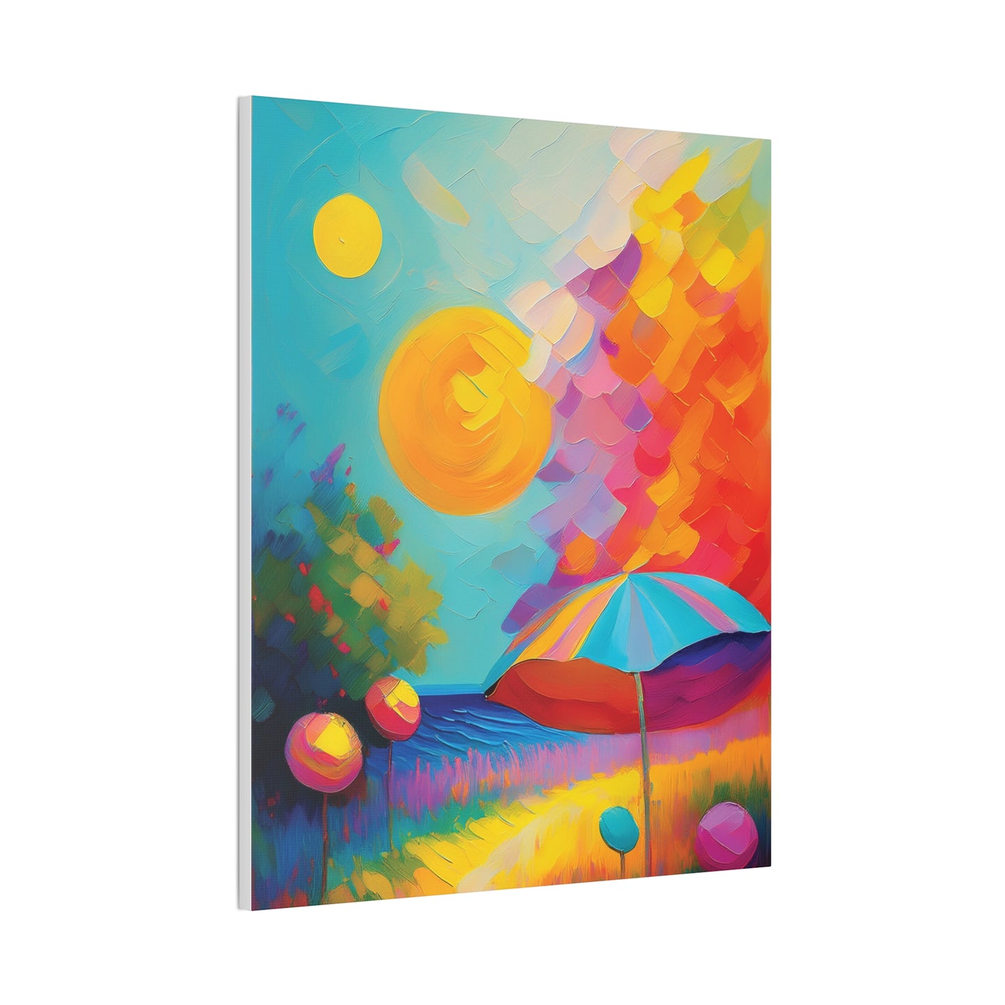 Vibrant Canvas Art, Colorful Wall Decor for Home, Brighten Your Space, Gift for Art Lovers, Ideal for Living Room or Bedroom