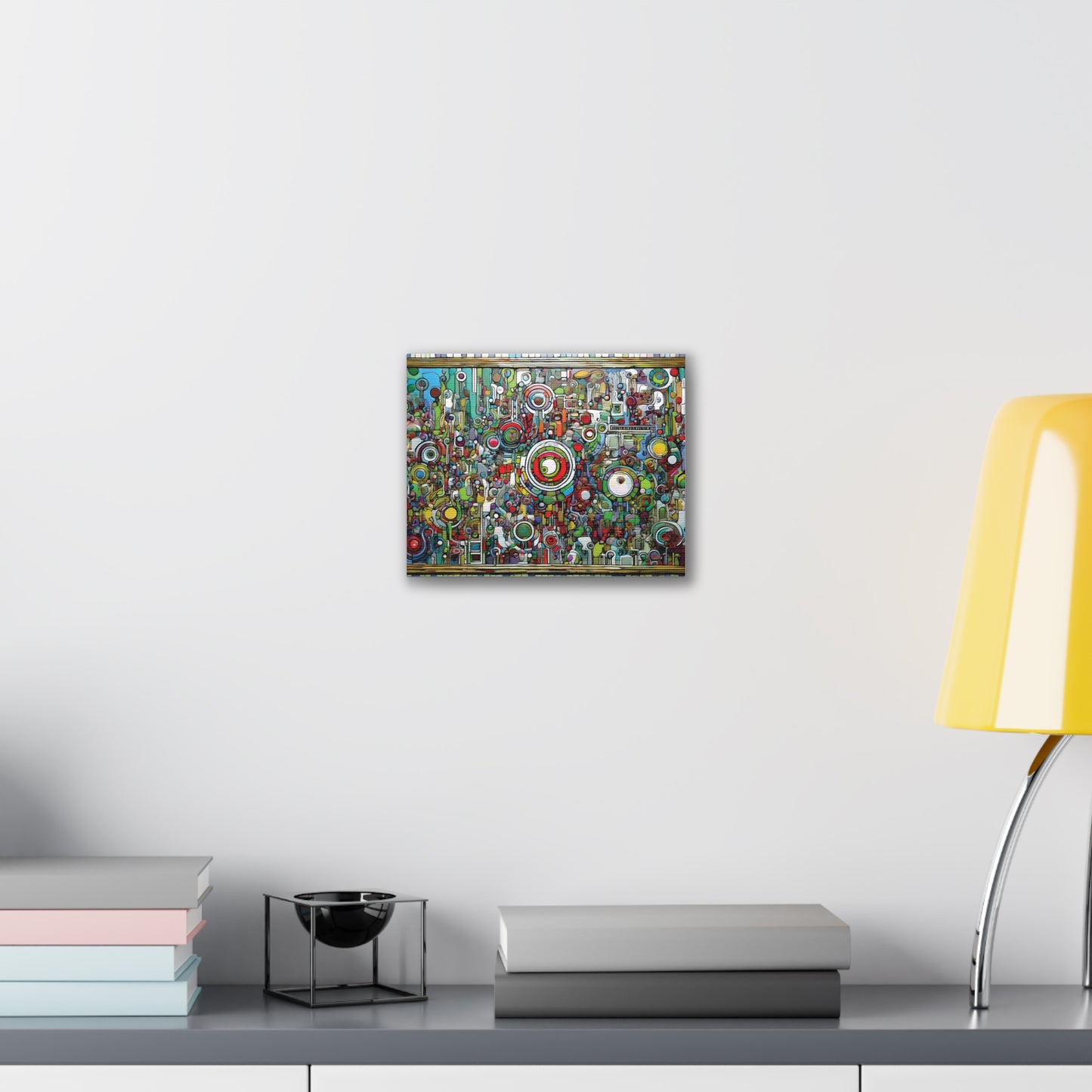 Colorful Abstract Canvas Art Print, Vibrant Wall Decor, Modern Home Decoration, Unique Gift Idea, Artistic Interior Design