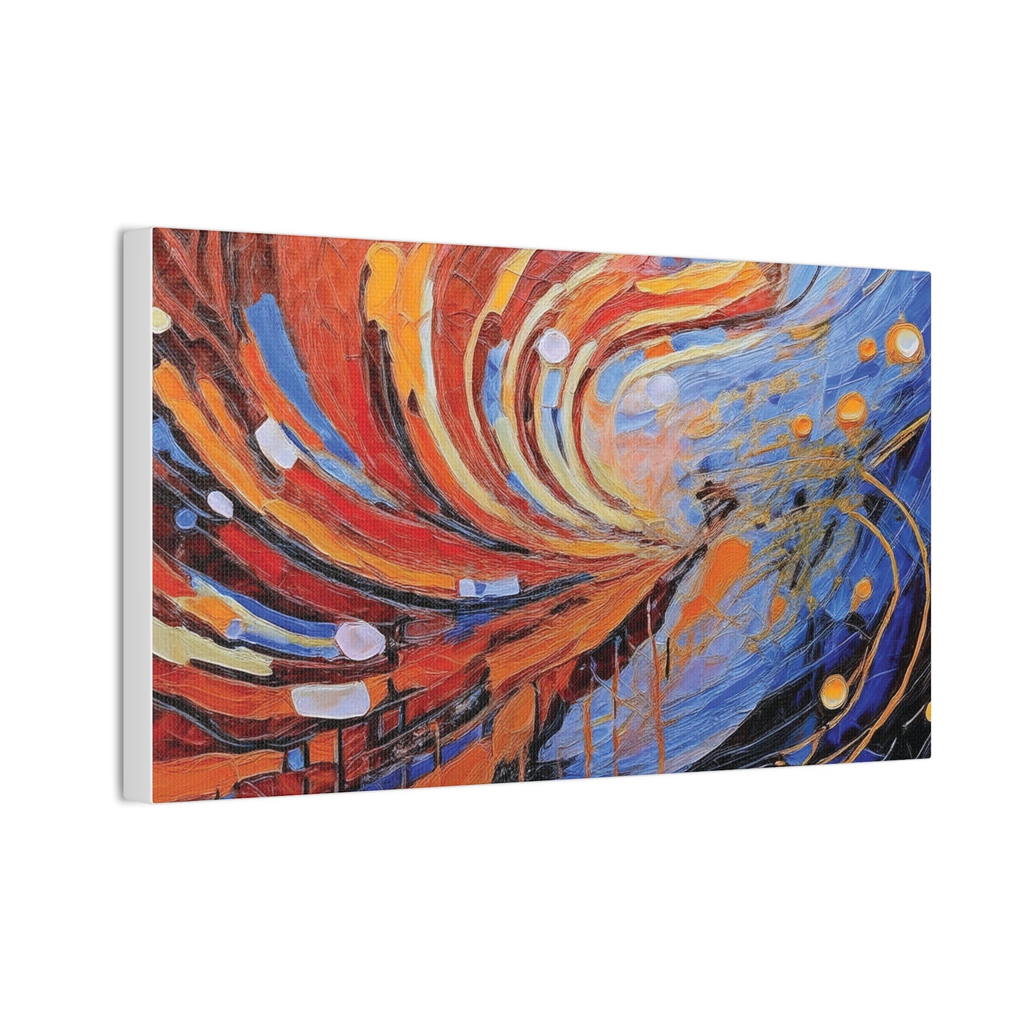 Vibrant Abstract Canvas Art, Colorful Wall Decor for Home or Office, Modern Art Print, Unique Gift for Art Lovers, Colorful Artwork