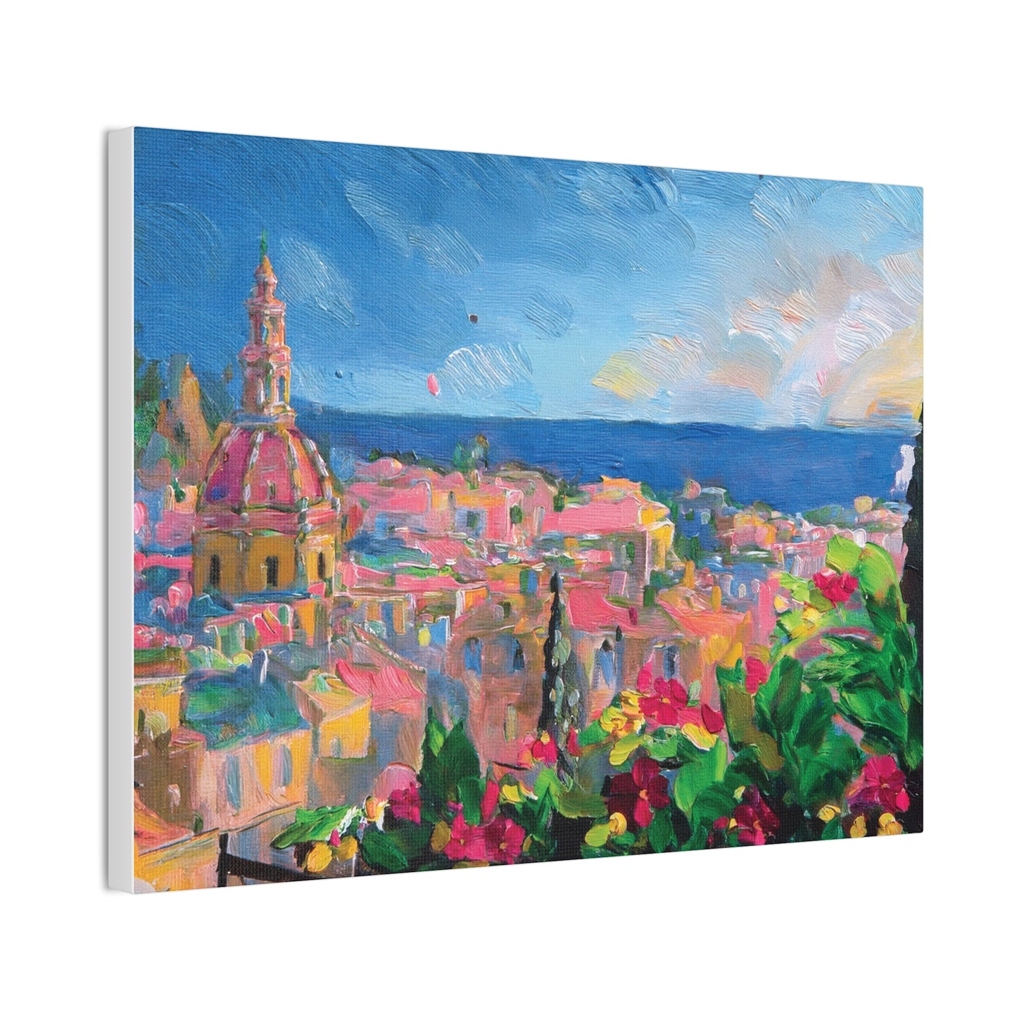 Vibrant Canvas Art Print, Colorful Wall Decor, Home Interior Decoration, Unique Gift for Art Lovers, Gallery Wall Accent