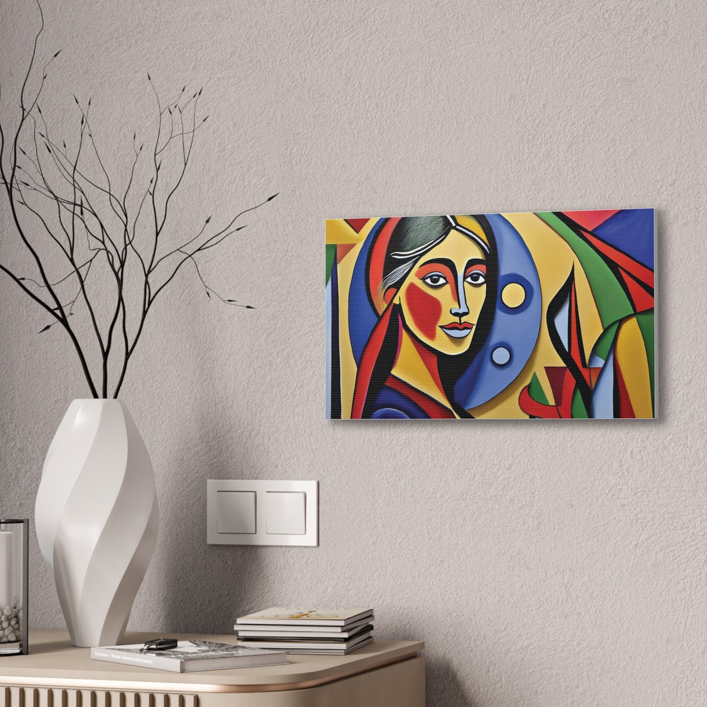 Abstract Art Canvas Print, Colorful Wall Decor for Living Room, Unique Gift for Art Lovers, Modern Home Decoration, Gallery Wall Art