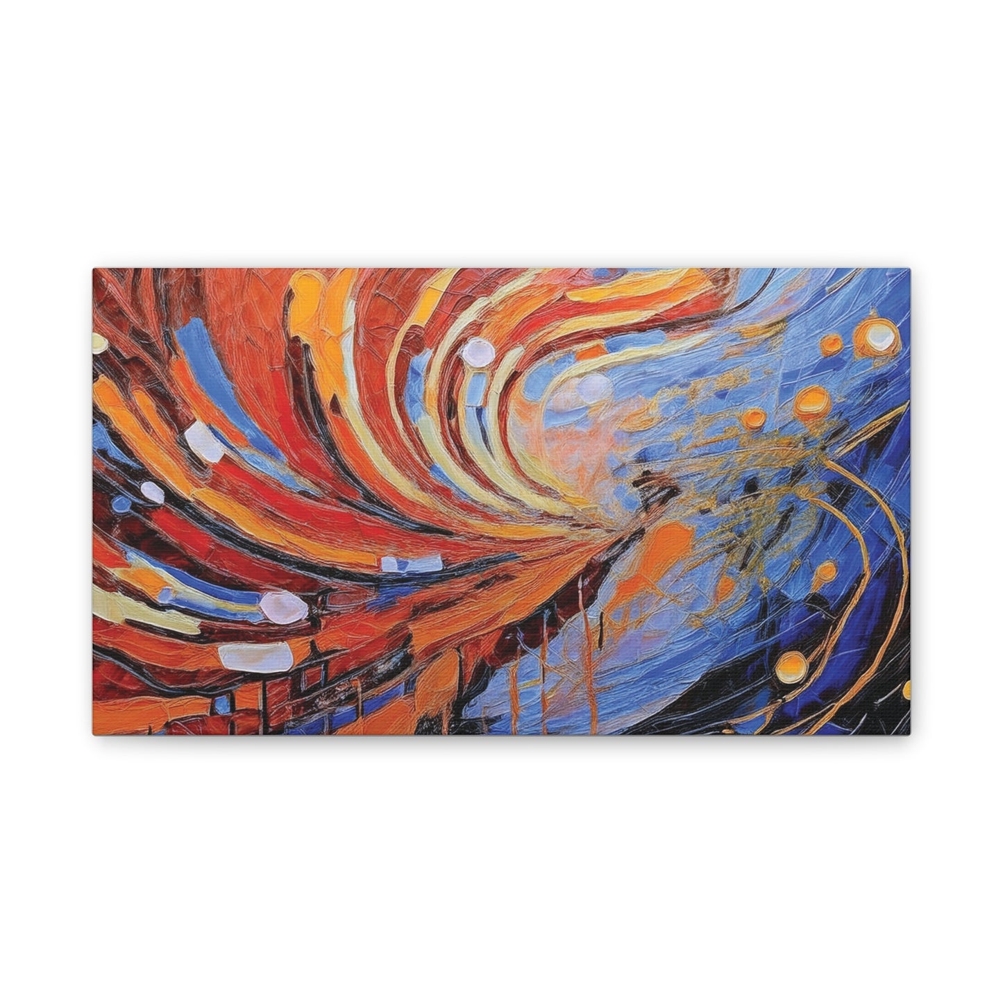 Vibrant Abstract Canvas Art, Colorful Wall Decor for Home or Office, Modern Art Print, Unique Gift for Art Lovers, Colorful Artwork