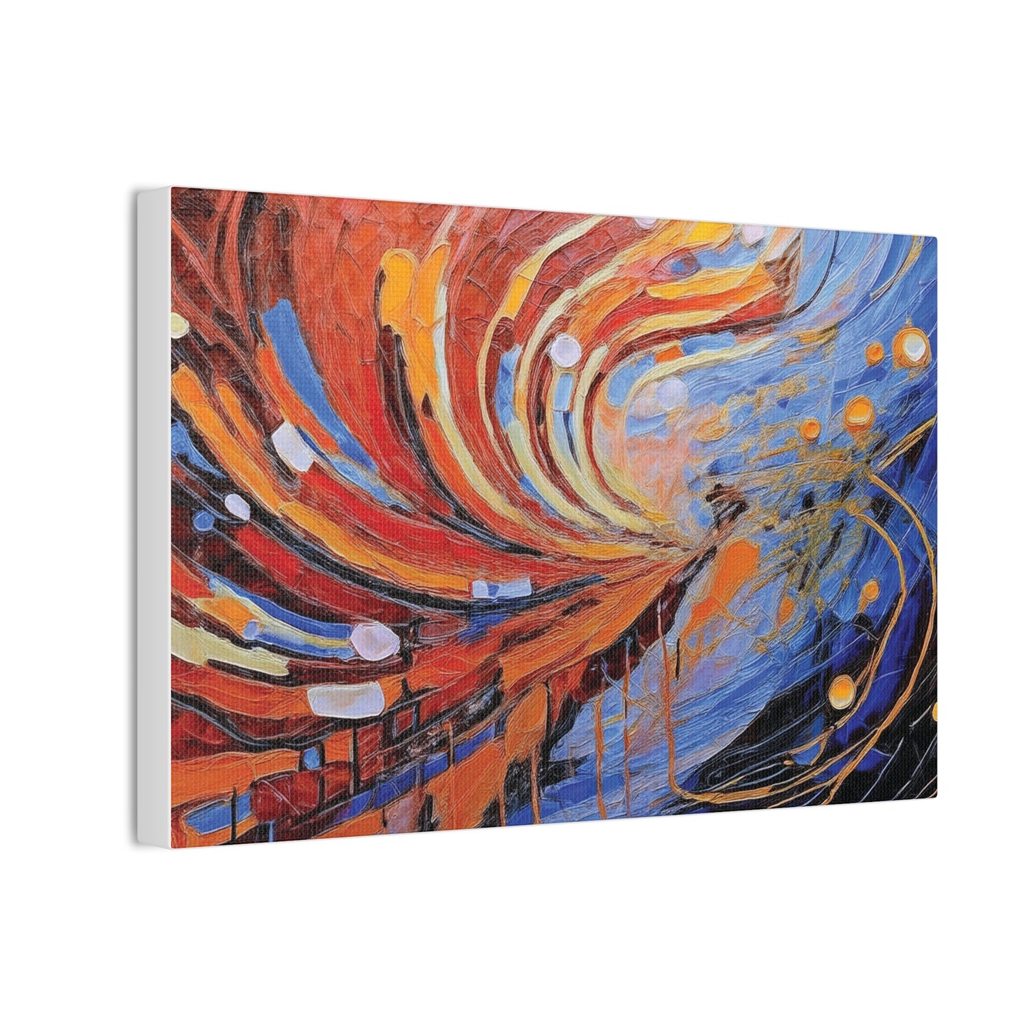 Vibrant Abstract Canvas Art, Colorful Wall Decor for Home or Office, Modern Art Print, Unique Gift for Art Lovers, Colorful Artwork