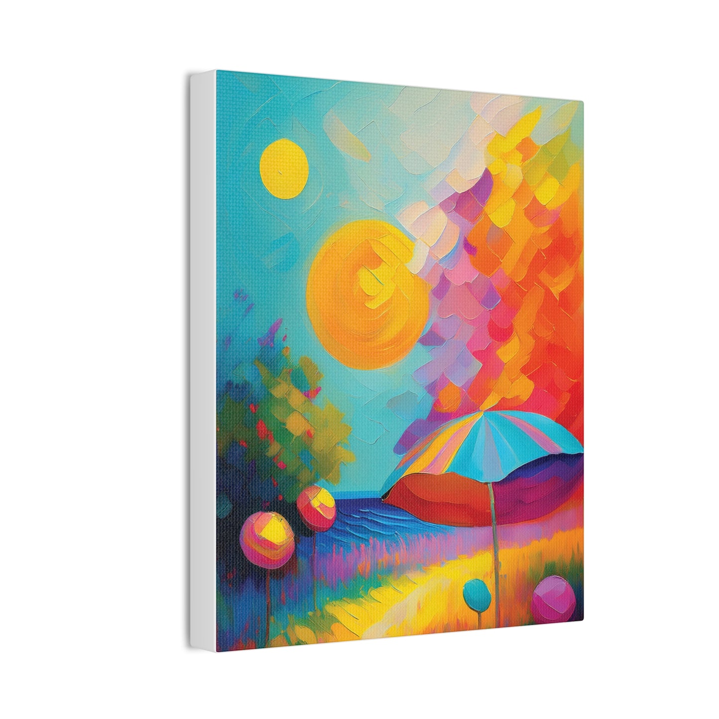 Vibrant Canvas Art, Colorful Wall Decor for Home, Brighten Your Space, Gift for Art Lovers, Ideal for Living Room or Bedroom