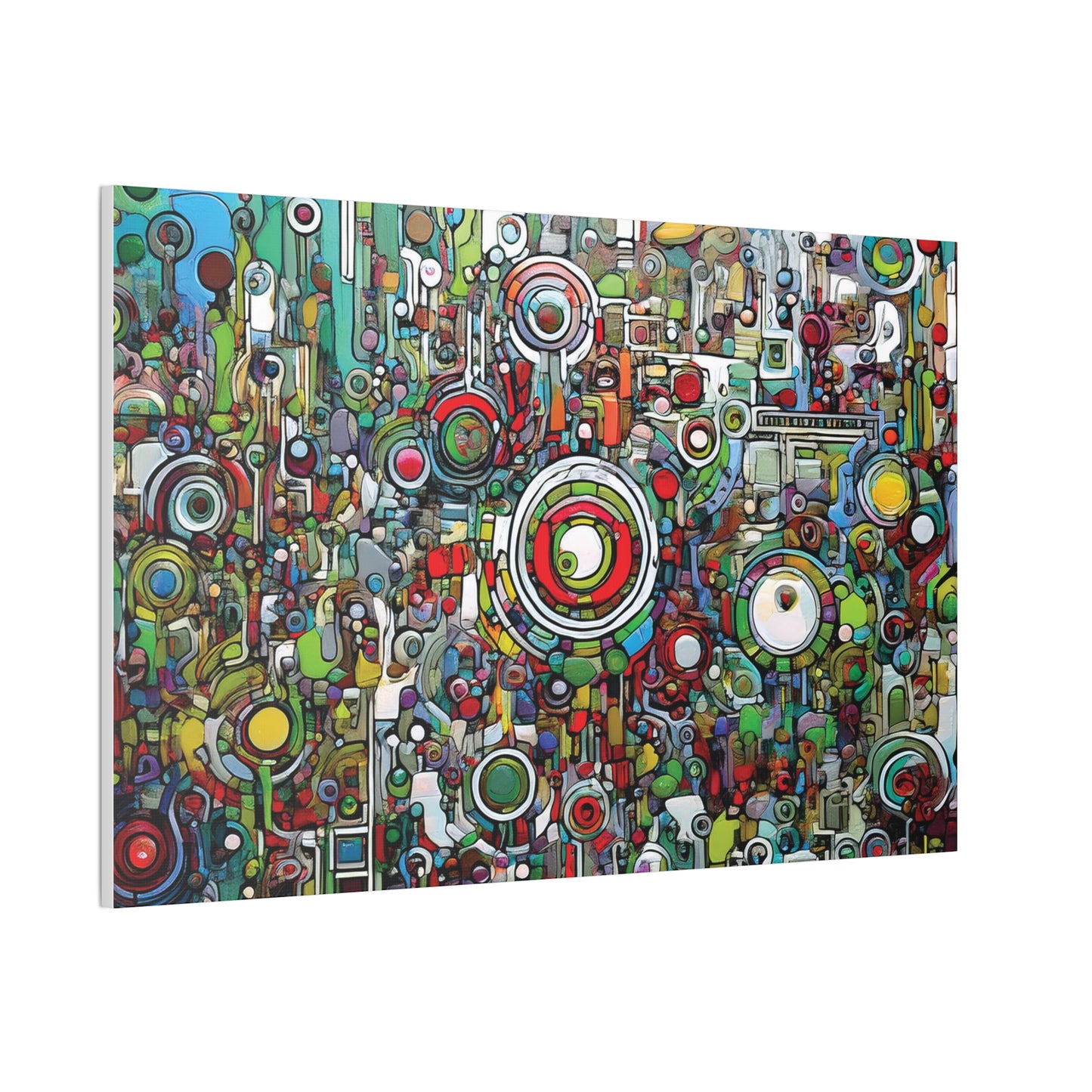 Colorful Abstract Canvas Art Print, Vibrant Wall Decor, Modern Home Decoration, Unique Gift Idea, Artistic Interior Design