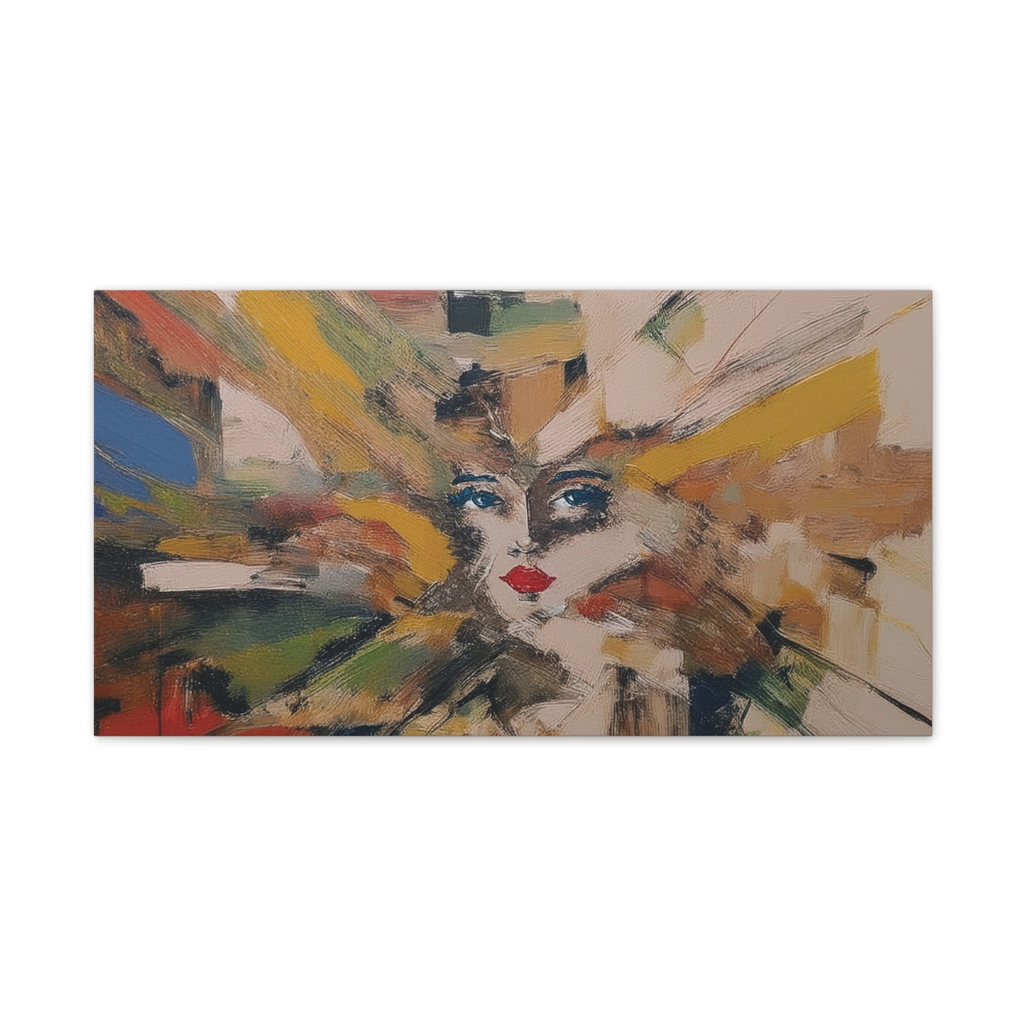 Canvas Stretched Wall Art - Center of Attraction