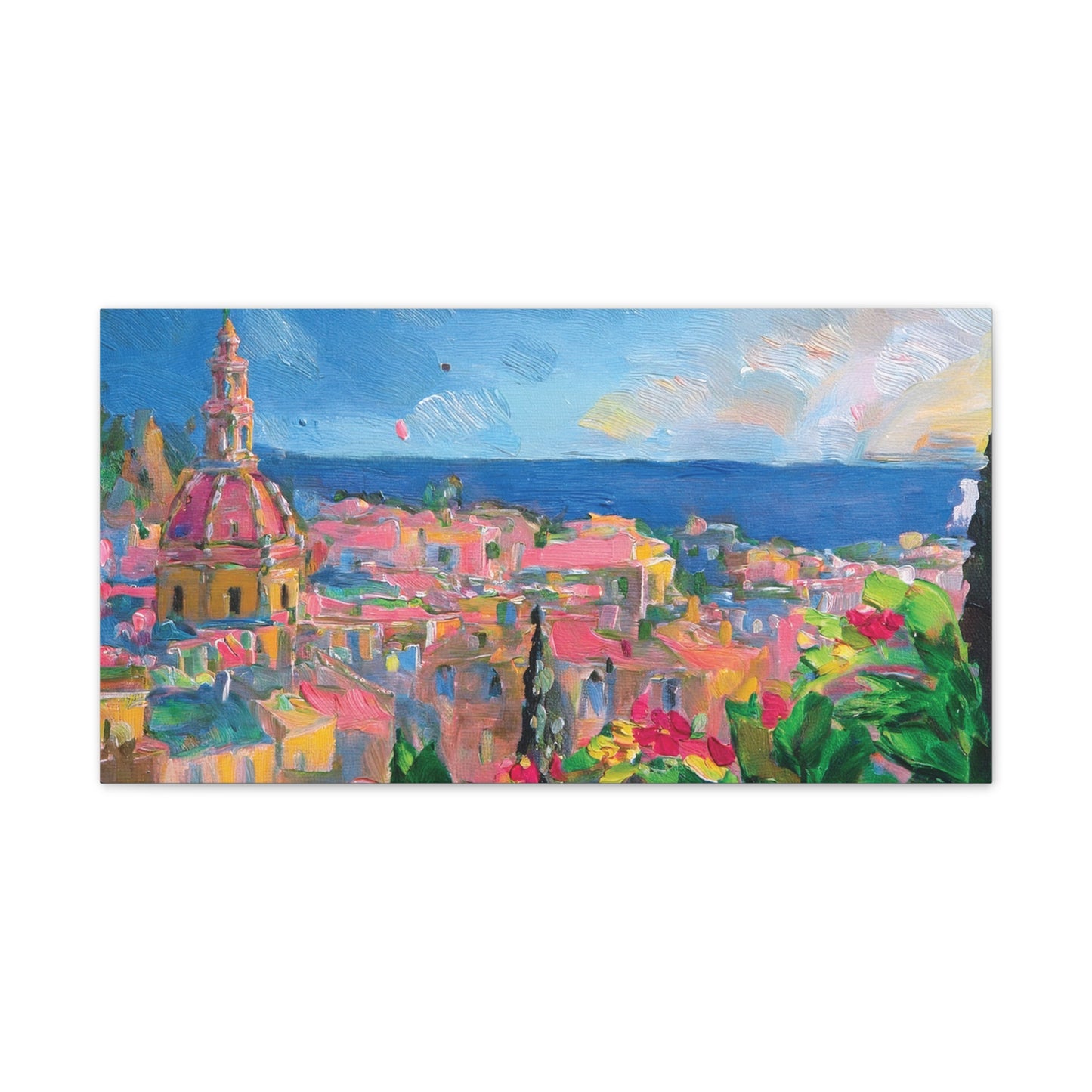 Vibrant Canvas Art Print, Colorful Wall Decor, Home Interior Decoration, Unique Gift for Art Lovers, Gallery Wall Accent