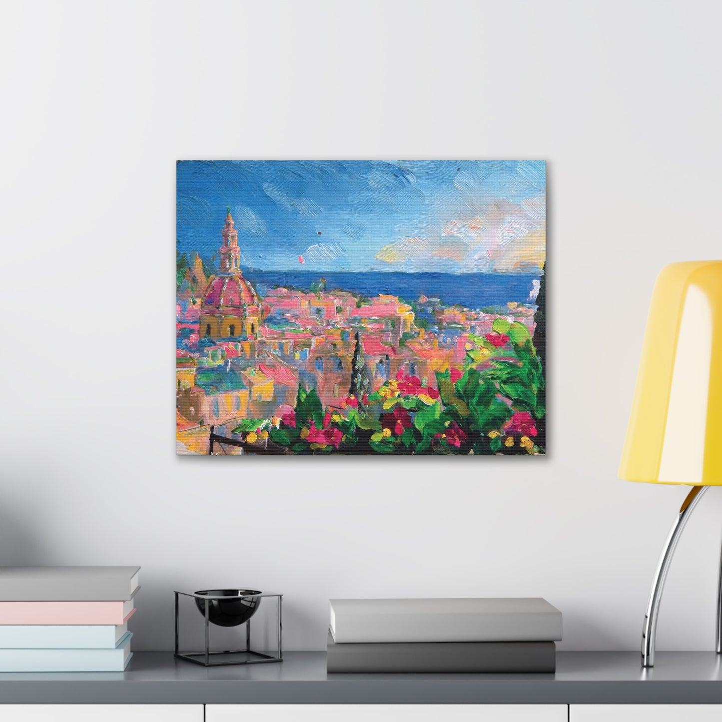 Vibrant Canvas Art Print, Colorful Wall Decor, Home Interior Decoration, Unique Gift for Art Lovers, Gallery Wall Accent