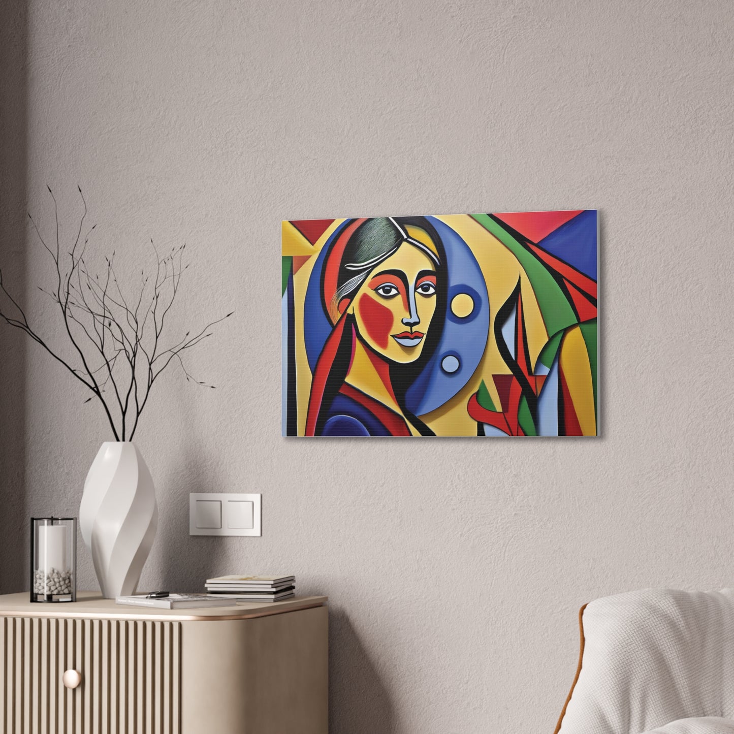 Abstract Art Canvas Print, Colorful Wall Decor for Living Room, Unique Gift for Art Lovers, Modern Home Decoration, Gallery Wall Art