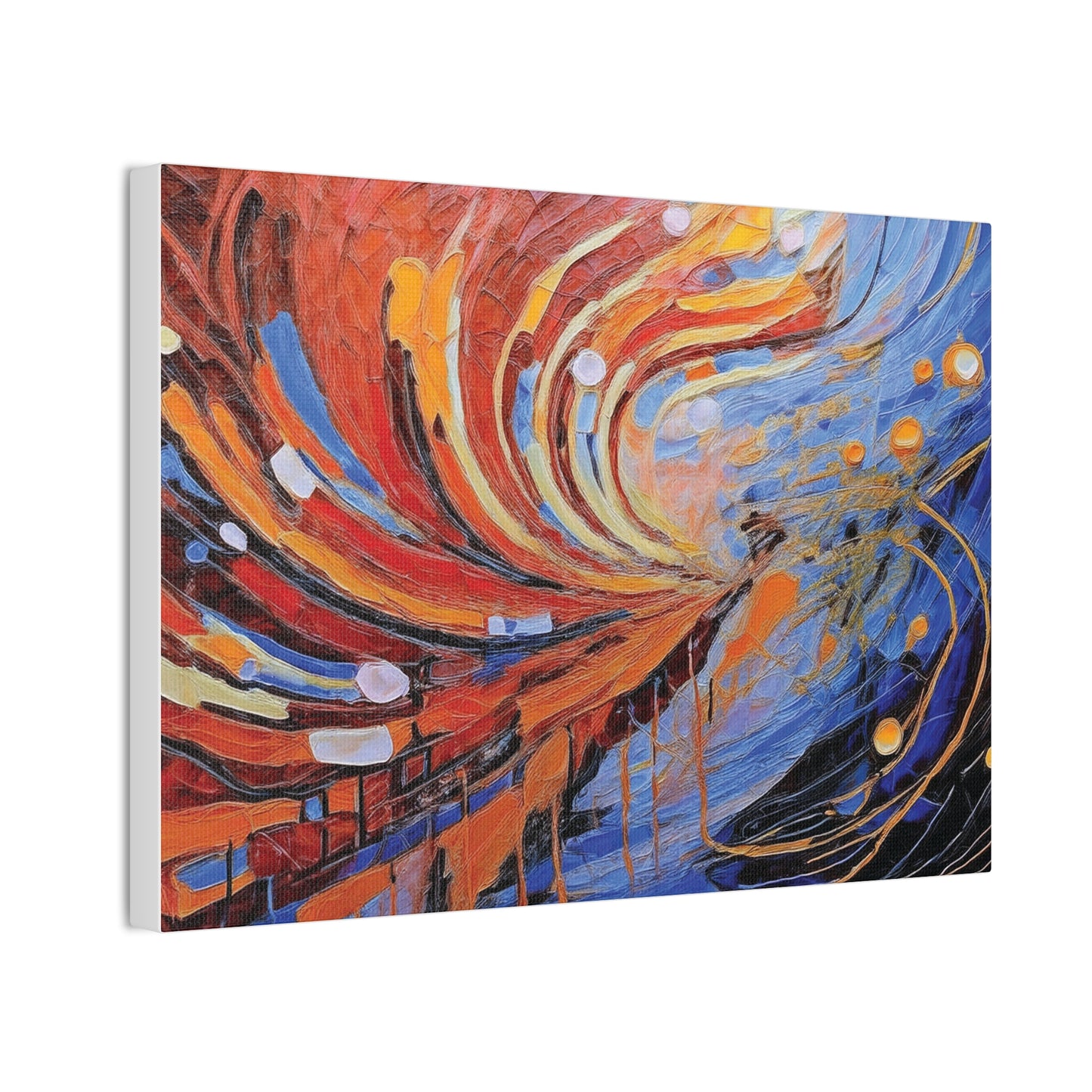 Vibrant Abstract Canvas Art, Colorful Wall Decor for Home or Office, Modern Art Print, Unique Gift for Art Lovers, Colorful Artwork