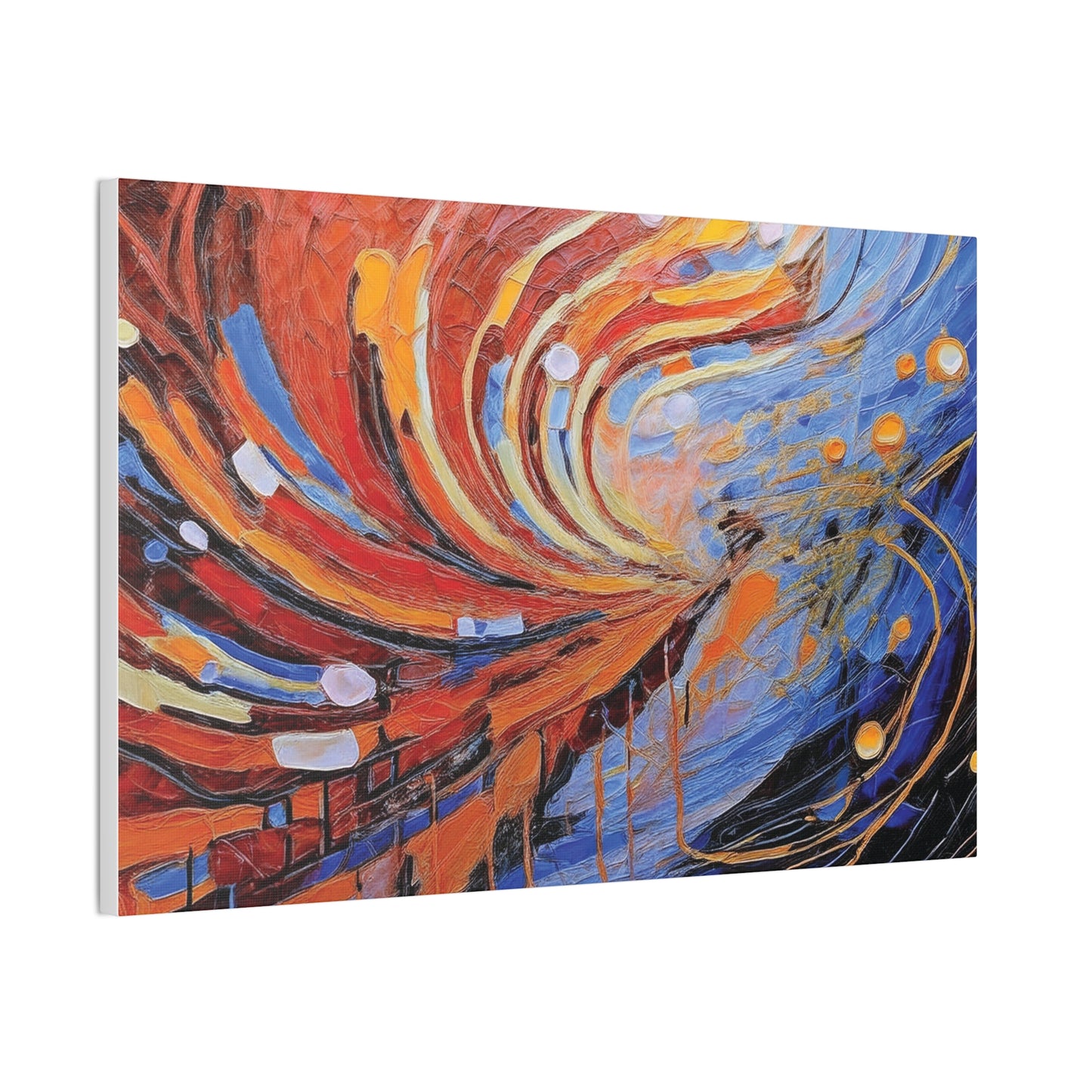 Vibrant Abstract Canvas Art, Colorful Wall Decor for Home or Office, Modern Art Print, Unique Gift for Art Lovers, Colorful Artwork