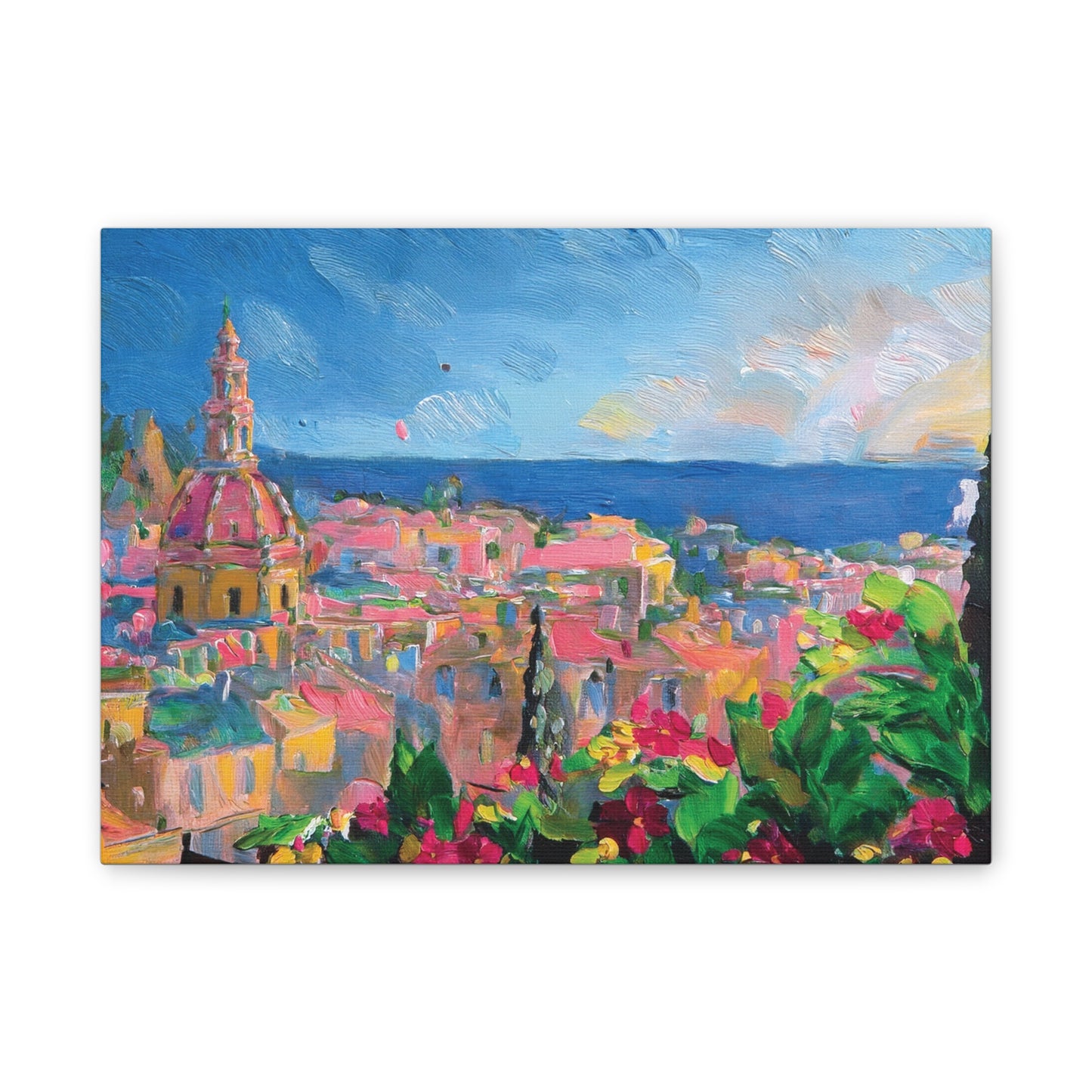 Vibrant Canvas Art Print, Colorful Wall Decor, Home Interior Decoration, Unique Gift for Art Lovers, Gallery Wall Accent