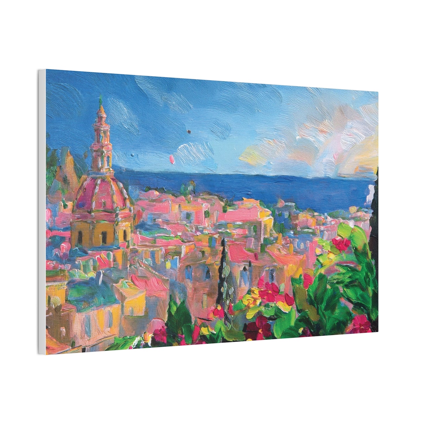 Vibrant Canvas Art Print, Colorful Wall Decor, Home Interior Decoration, Unique Gift for Art Lovers, Gallery Wall Accent