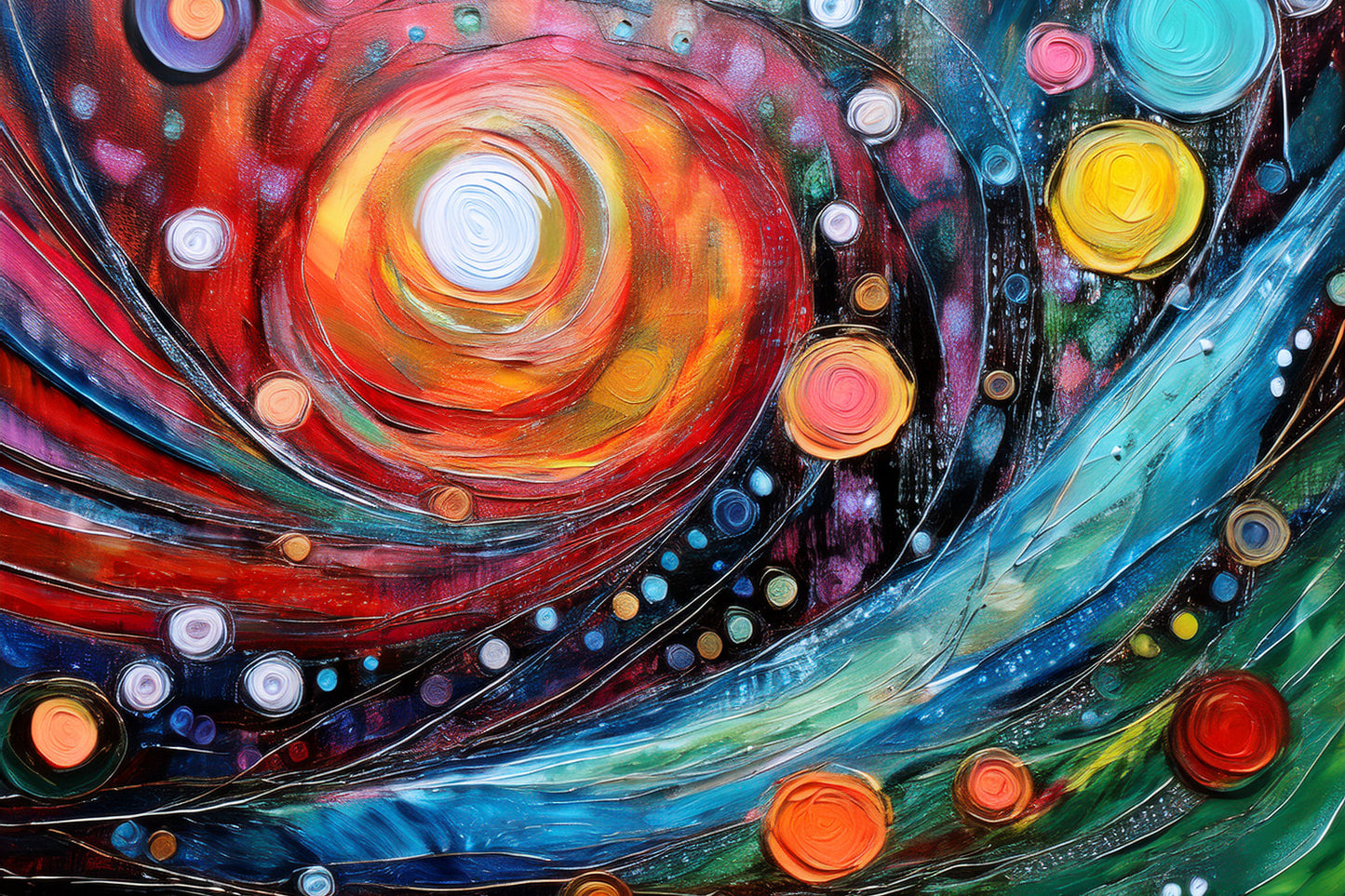 "Heart of the Cosmos: A Celestial Genesis"