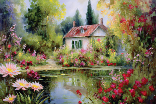 Enchanted Escape: A Sun-Drenched Sanctuary in Bloom