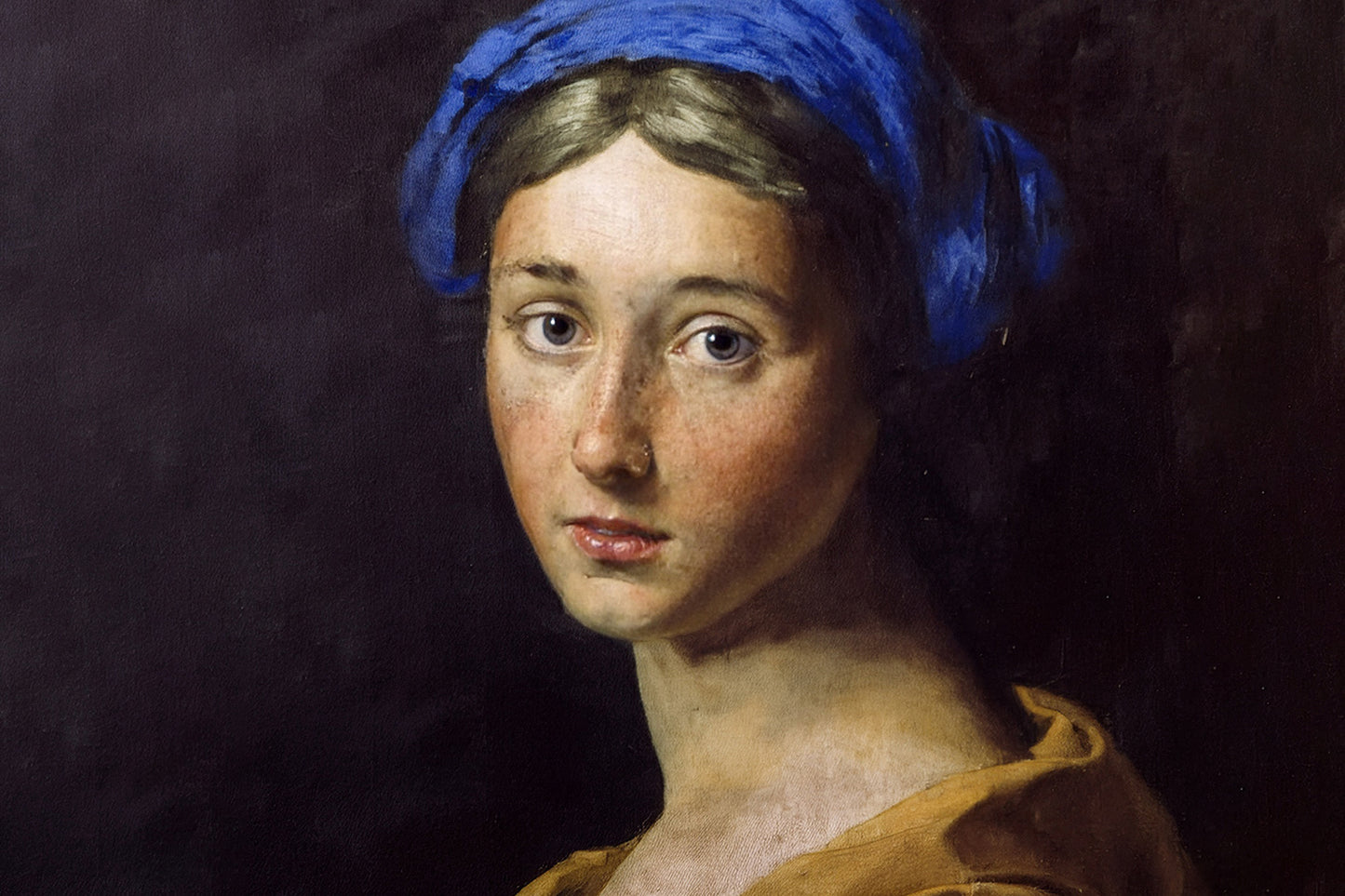 Girl in Azure Turban