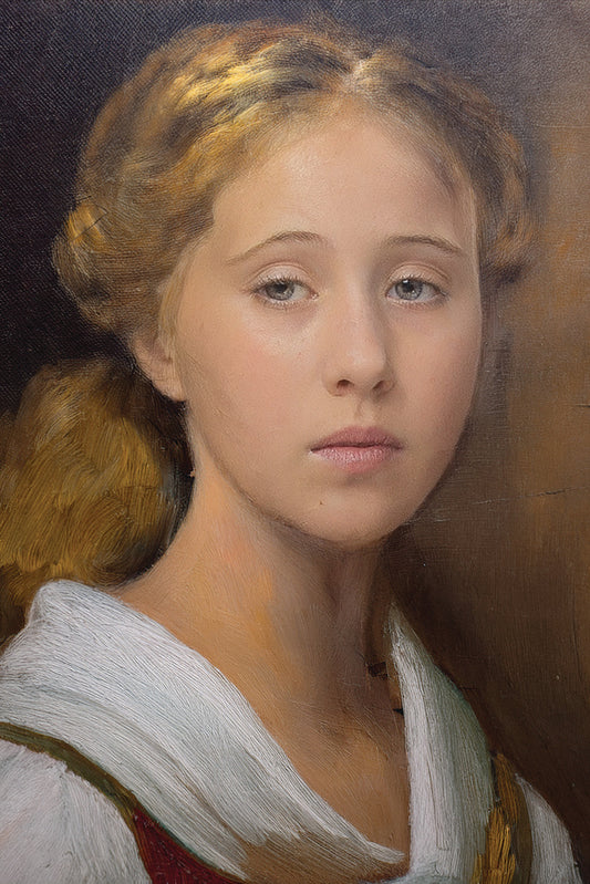 Ethereal Beauty: The Gentle Gaze Portrait!